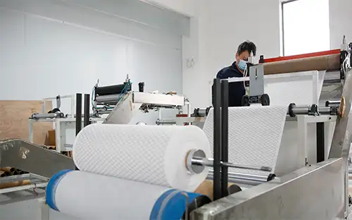 air filter manufacturing site and equipment