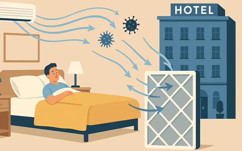 Air Filtration Solutions for Allergen and Pathogen Control in Hotels