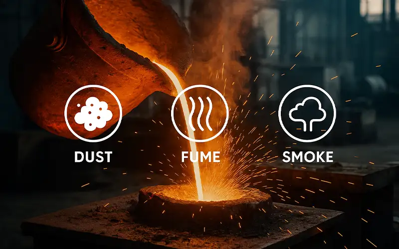 High-Temperature HEPA Filters Applications in Metalworking and Foundries