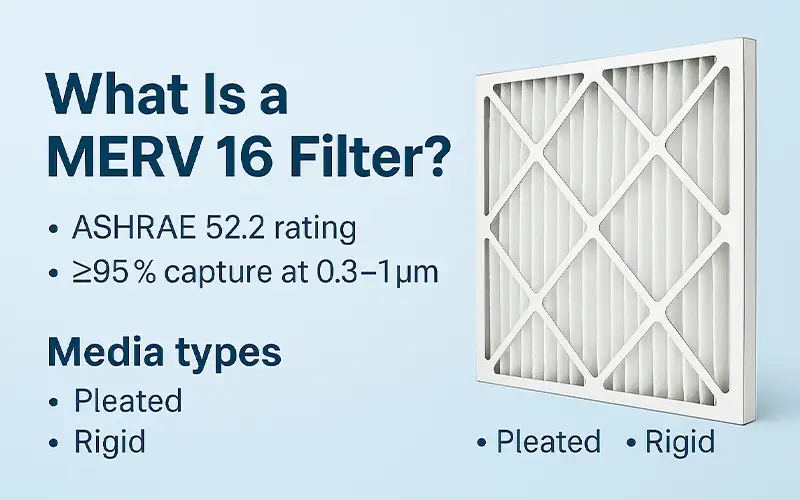 MERV 16 Filters Explained Ultra-Fine Particle Defense