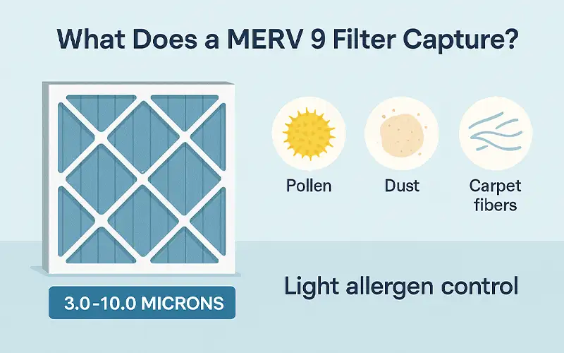 What Is a MERV 9 Air Filter and How Does It Work