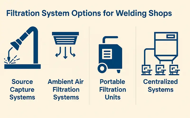 Cómo los filtros de aire capturan partículas metálicas ultrafinas en talleres de soldadura
