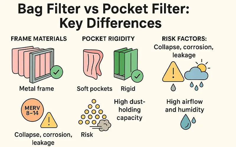 La Diferencia entre Filtros de Bolsa y Filtros de Bolsillo: Una Guía Completa