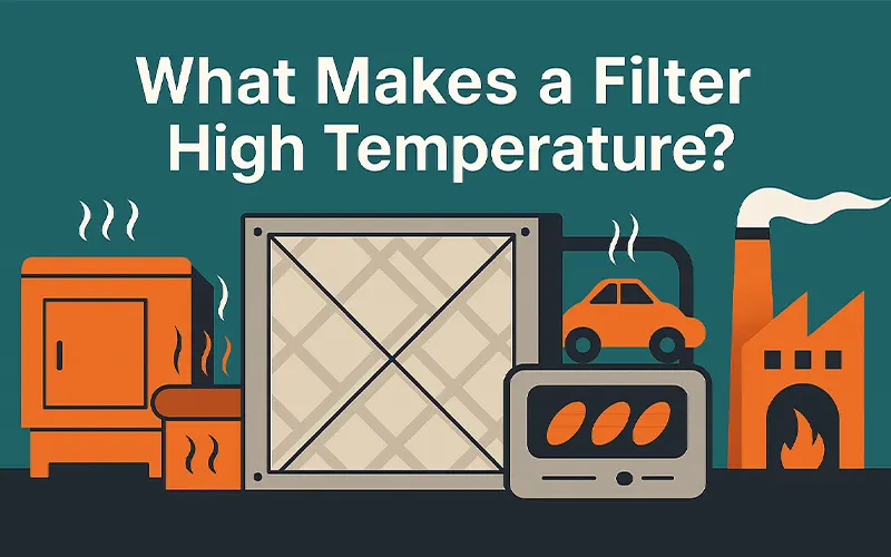 ¿Qué hace que un filtro sea "de alta temperatura"?