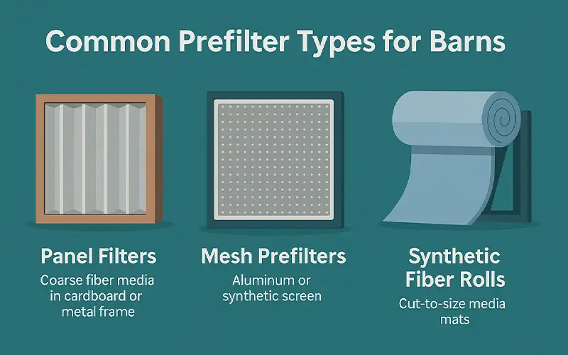 Por qué los Prefiltros son Esenciales en la Ventilación Ganadera