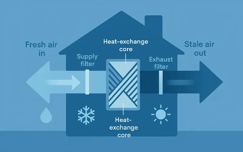 Sistema de Ventilación con Recuperación de Calor HRV: Guía Completa
