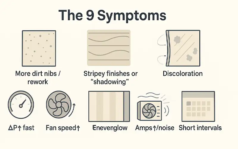 9 Síntomas de que el Medio de Difusión del Techo está Vencido (y qué verificar primero)