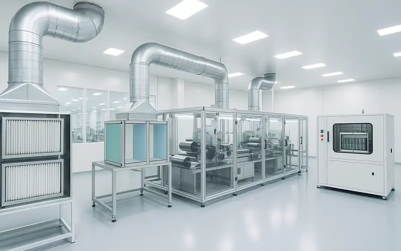Filtración de Aire para la Seguridad en la Producción de Baterías de Litio