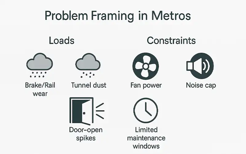 Elección de medios filtrantes para metros: Prefiltros ePM1, filtros finos y etapas de carbón activado