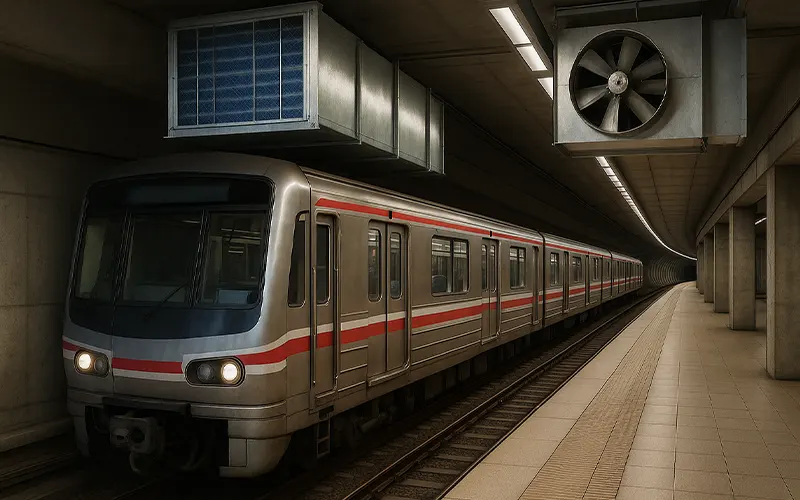 Cómo los Filtros HVAC Mejoran la Calidad del Aire en Estaciones de Metro y Subterráneo