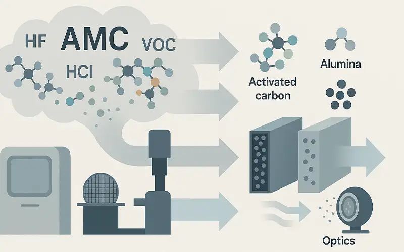 Cómo las Partículas Submicrónicas Afectan el Rendimiento de los Semiconductores