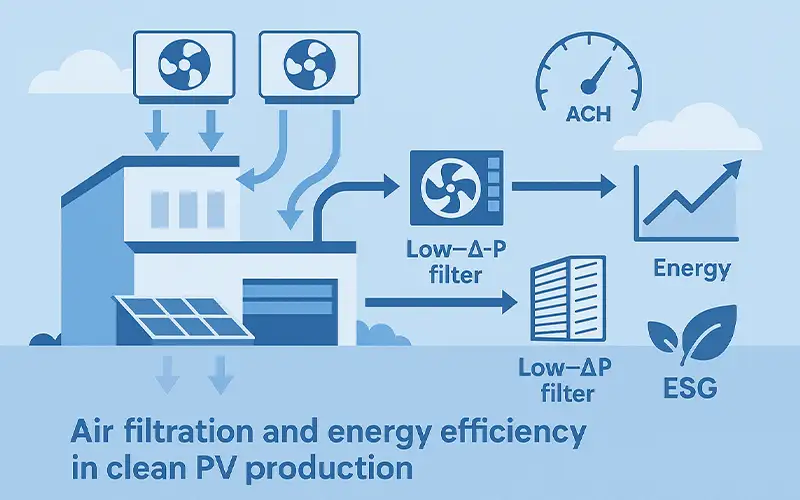 Por qué la Filtración de Aire es Esencial para la Industria de Fabricación Fotovoltaica