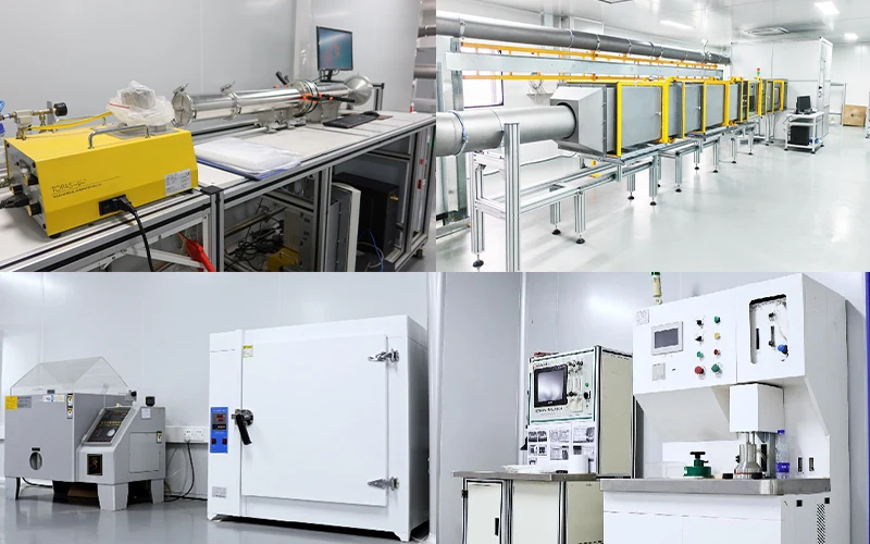 Equipos de ensayo y control de calidad para filtros HEPA en el laboratorio de Clean-Link